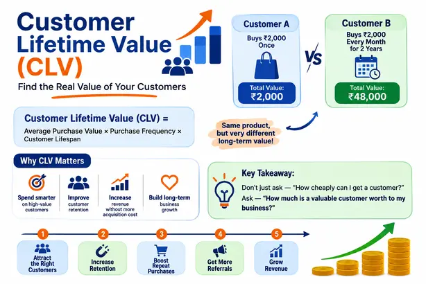 Stop Chasing Likes: 7 Digital Marketing Metrics That Actually Grow Your Business - ResultWise Customer Lifetime Value